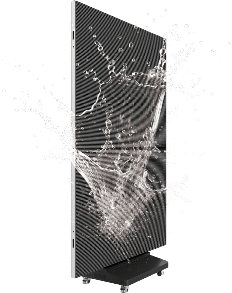 Triple-Fold LED Poster Screen – Foldable & Portable