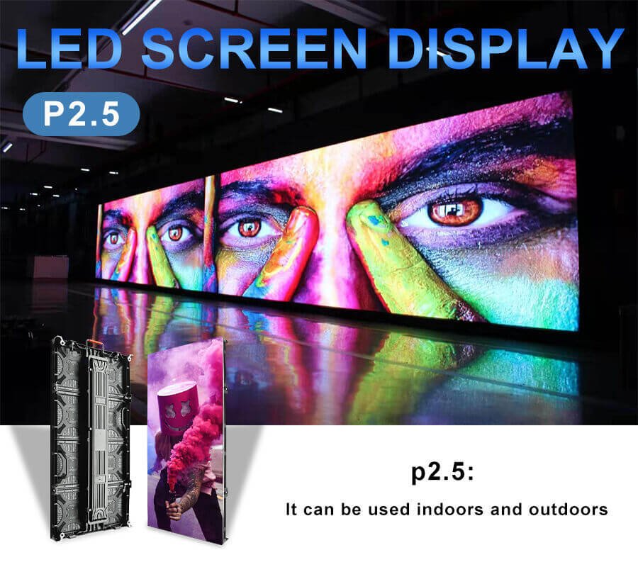 P2.5 Outdoor waterproof 1000x500mm