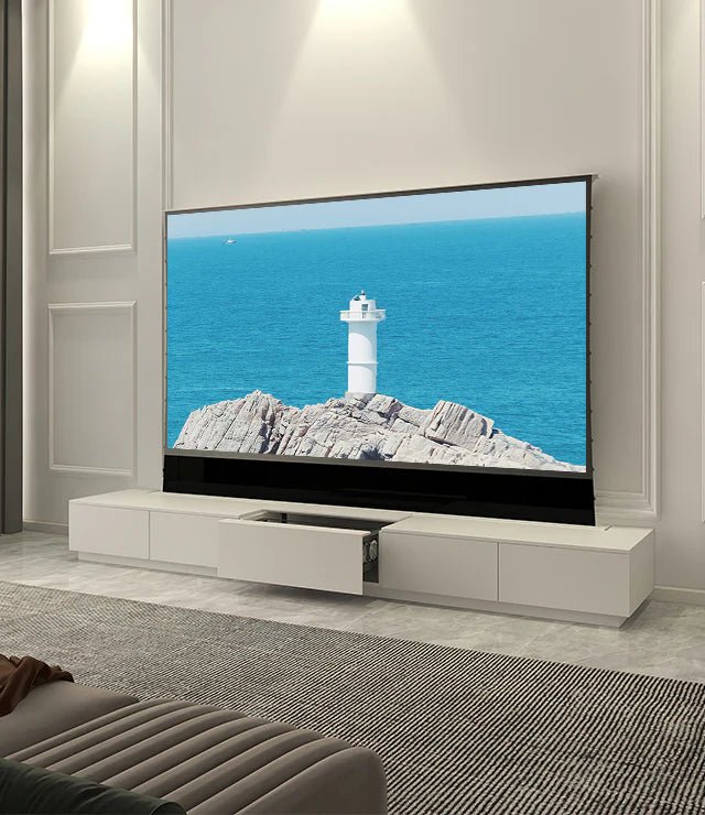 120 inch Vividstorm Monte Carlo Motorised Laser TV Cabinet