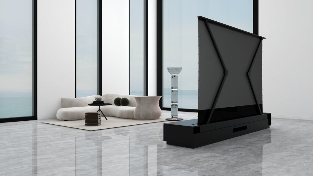 120 inch Vividstorm Monte Carlo Motorised Laser TV Cabinet
