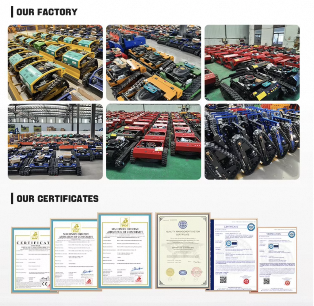 High quality Remote Control Flail Lawn Mower Brush Cutter Robot Trimmer Machines
