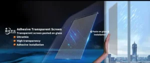 Side Lighting Transparent LED Display