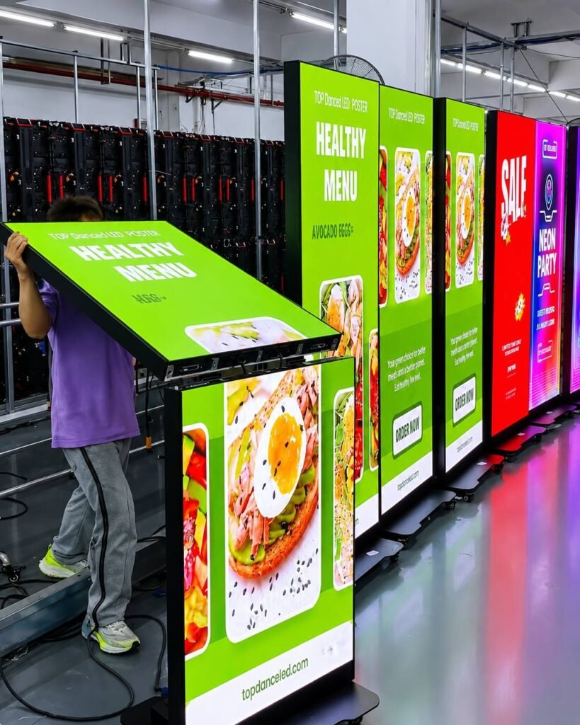 Foldable LED Poster Screen