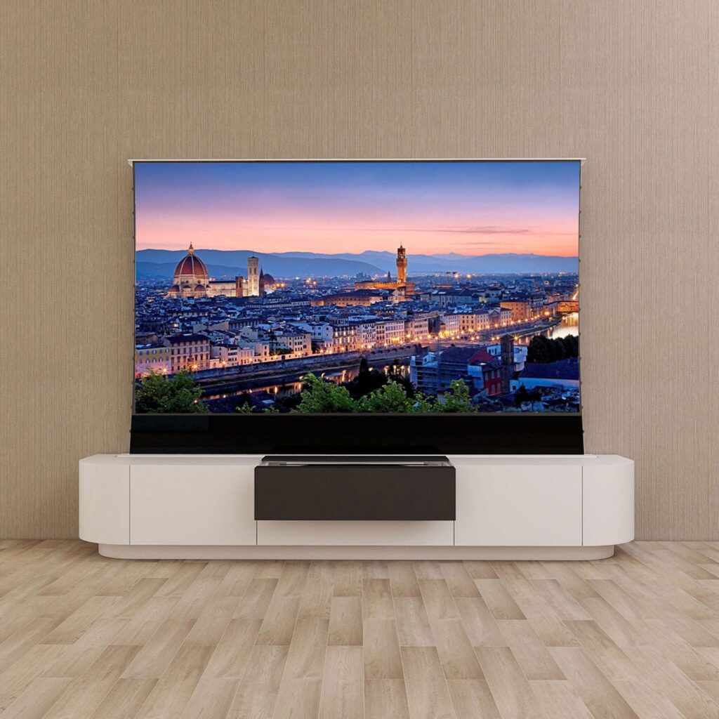 120 inch Vividstorm Monte Carlo Motorised Laser TV Cabinet