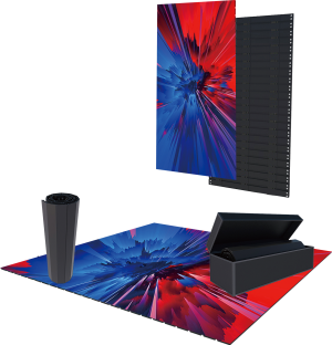 135” Rollable LED Display – Motorized Flexible LED Wall